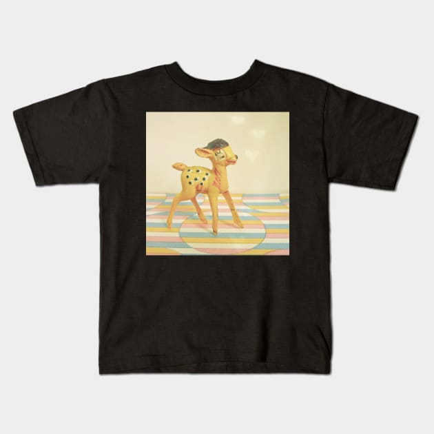 Dancing Deer Kids T-Shirt by Cassia